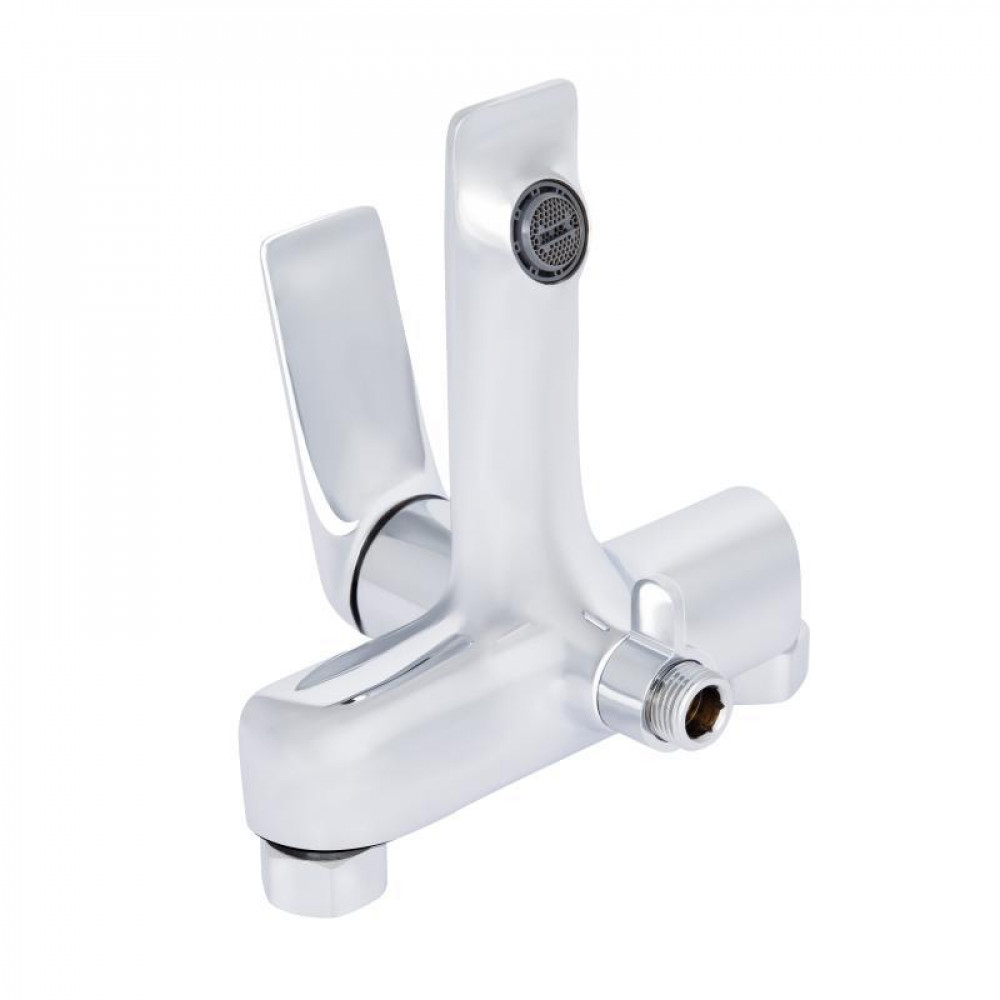 Смеситель для ванны Qtap Vlasta New (с душевым гарнитуром) QTVLA259CRM45642 Chrome SD00051766
