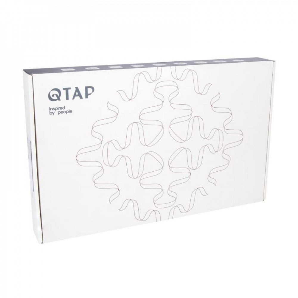 Змішувач для кухні Qtap Vlasta New з гнучким виливом з підключенням для питної води QTVLA364GMB45649 Gunmetal Black PVD SD00051773