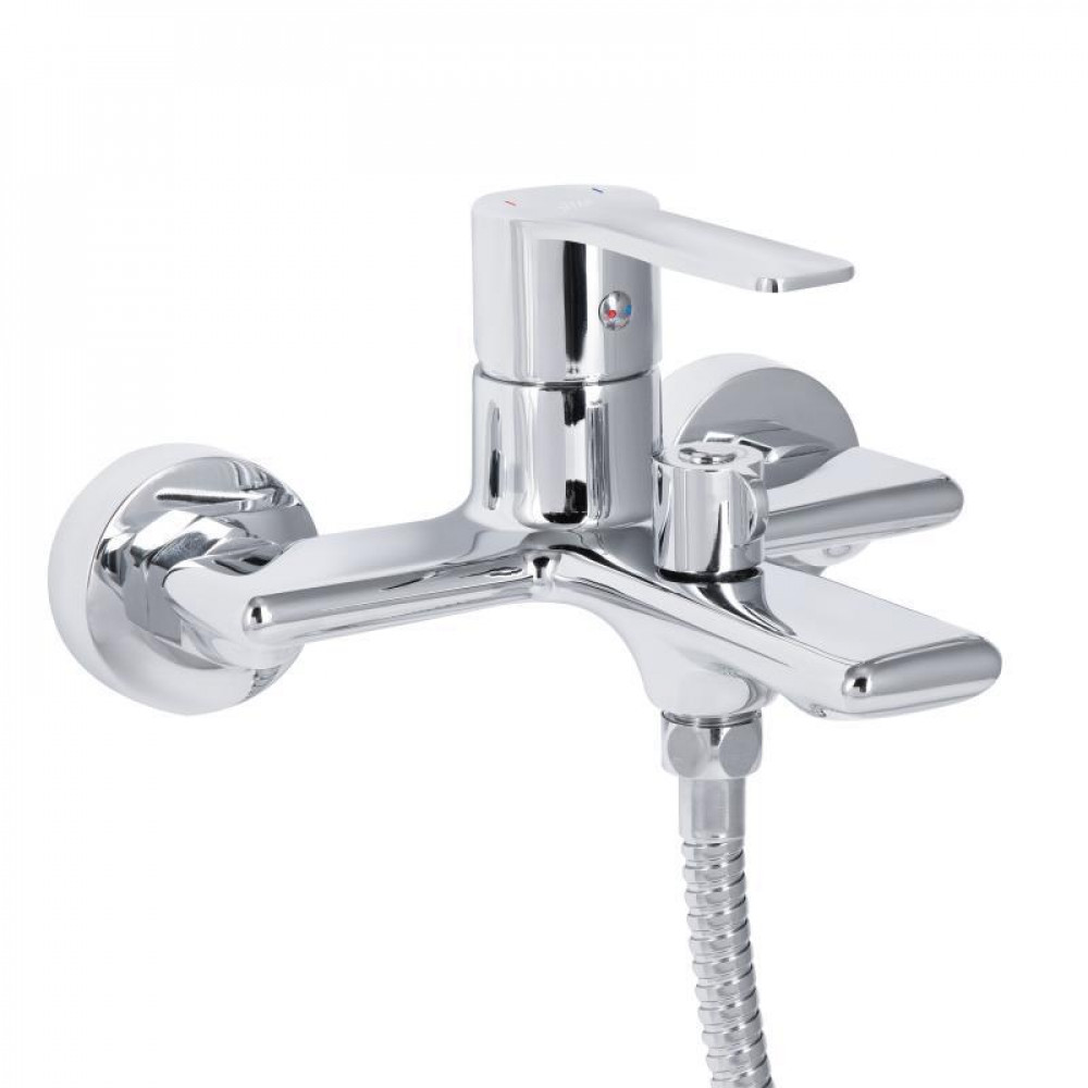 Змішувач для ванни Qtap Taurus (з душовим гарнітуром) QTTAU259CRM45661 Chrome SD00051785