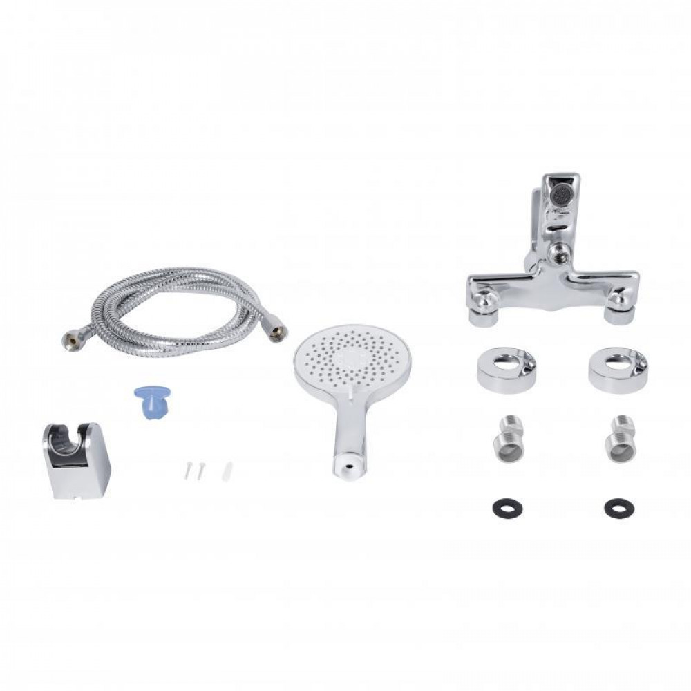 Змішувач для ванни Qtap Taurus (з душовим гарнітуром) QTTAU259CRM45661 Chrome SD00051785