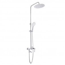 Душова система універсальна Qtap Taurus на три споживача (з виливом) QTTAU111CRM45665 Chrome