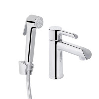 Змішувач для раковини Qtap Grand (з гігієнічним душем) QTGRA272CRM45670 Chrome