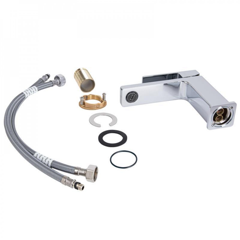 Змішувач для раковини Qtap Gemini QTGEM270CRM45673 Chrome SD00051797