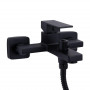 Змішувач для ванни Qtap Gemini (з душовим гарнітуром) QTGEM259BLM45682 Black Matt SD00051806