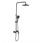Душова система універсальна Qtap Gemini на три споживача (з виливом) QTGEM111BLM45686 Black Matt SD00051810