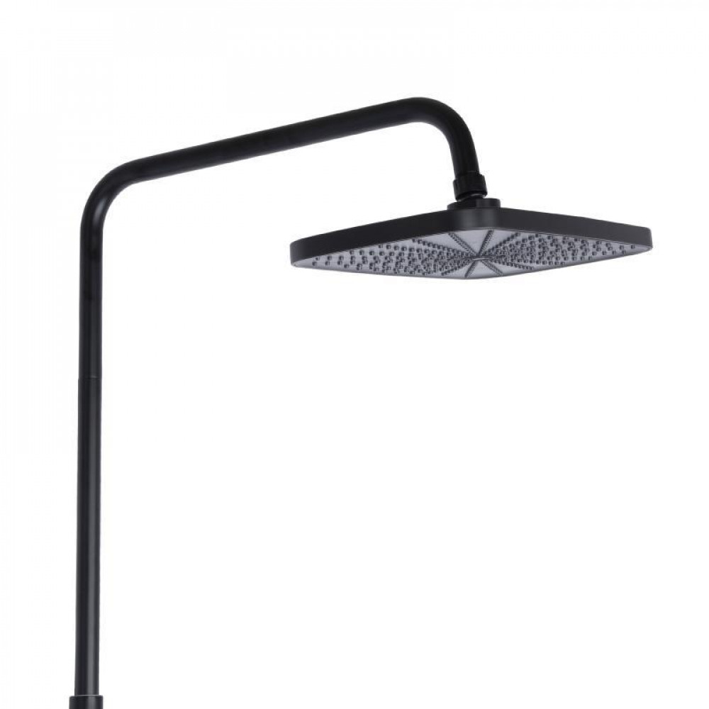 Душова система універсальна Qtap Gemini на три споживача (з виливом) QTGEM111BLM45686 Black Matt SD00051810