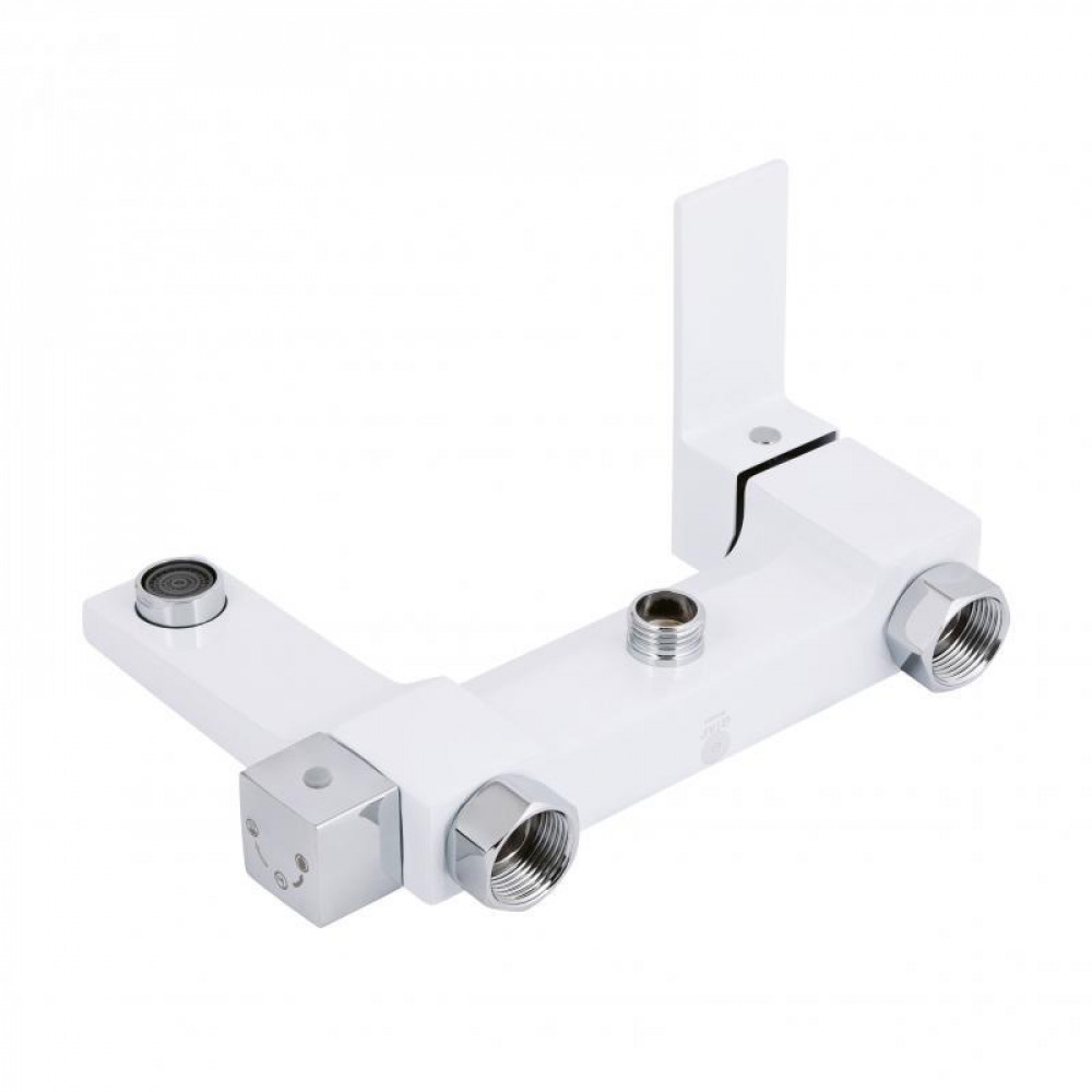 Душевая система универсальная Qtap Gemini на три потребителя (с изливом) QTGEM111CRW45687 Chrome/White SD00051811