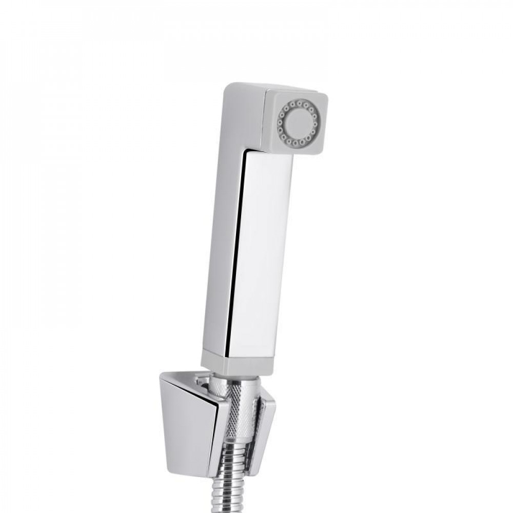 Змішувач для раковини Qtap Gemini (з гігієнічним душем) QTGEM272CRW45691 Chrome/White SD00051815
