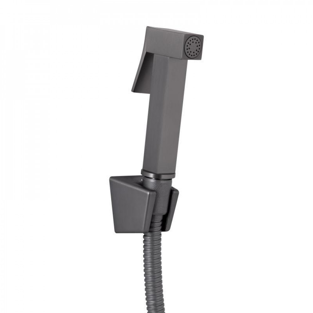 Змішувач для раковини Qtap Gemini (з гігієнічним душем) QTGEM272GMB45692 Gunmetal Black PVD SD00051816