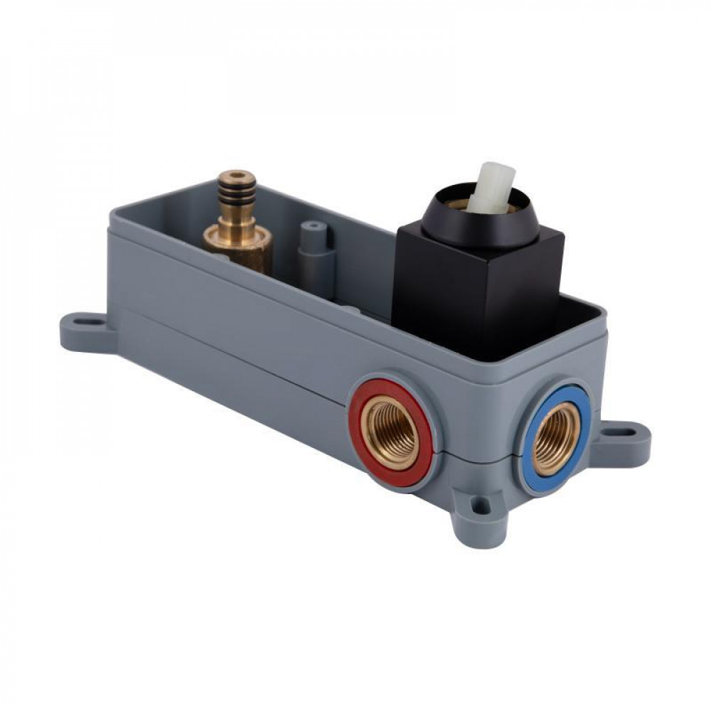 Смеситель для раковины Qtap Gemini скрытого монтажа QTGEM273BLM45694 Black Matt SD00051818