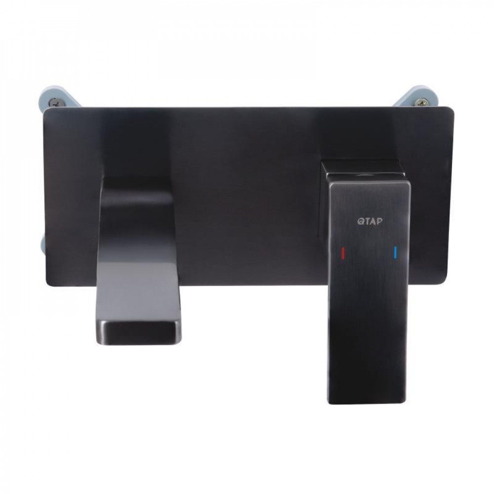 Змішувач для раковини Qtap Gemini прихованого монтажу QTGEM273GMB45695 Gunmetal Black PVD SD00051819