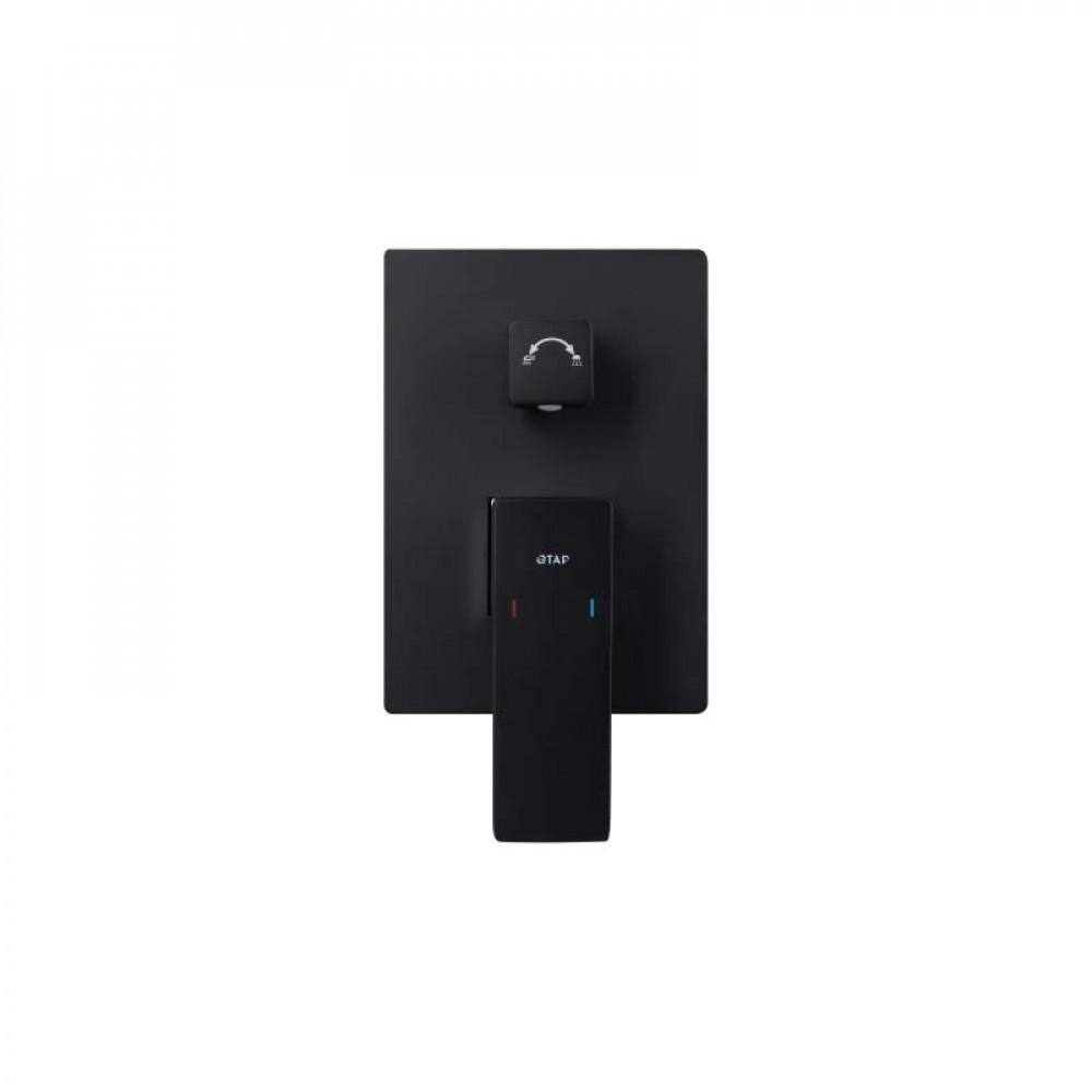 Душова система універсальна Qtap Gemini прихованого монтажу на три споживача QTGEM114BLM45703 Black Matt SD00051827