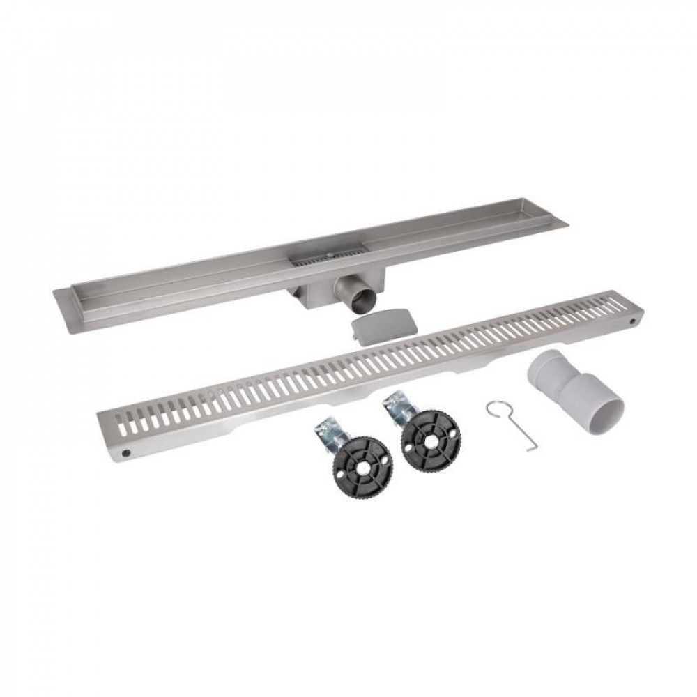 Трап із нержавіючої сталі Qtap Taurus FA900 лінійний із сухим затвором SD00051893