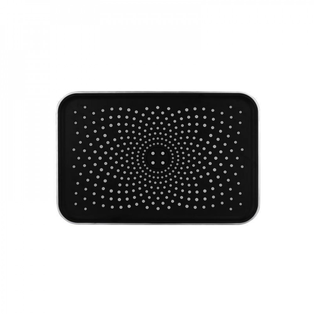 Воронка для верхнего душа Qtap Hlavova 260x180 мм прямоугольная QTHLA107CRM45784 Chrome/Black SD00051908