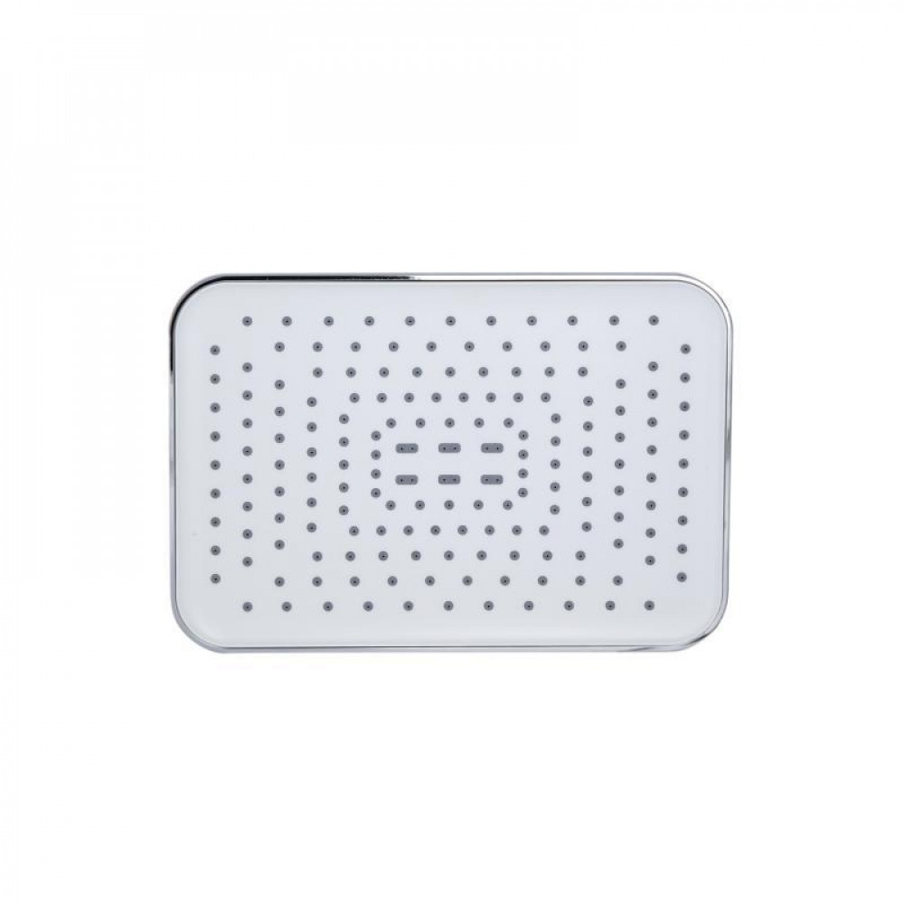 Воронка для верхнего душа Qtap Hlavova 260x180 мм прямоугольная QTHLA107CRM45785 Chrome/White SD00051909