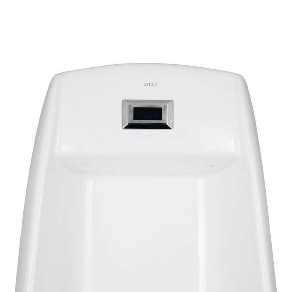 Писсуар напольный Qtap Scorpio с ИК-датчиком автоматического смыва 430х370х990 White QT1488101HW SD00051930