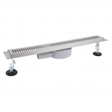 Лінійний трап Qtap Scorpio FA600 з нержавіючої сталі (поворотний сифон/сухий затвор) 600 мм