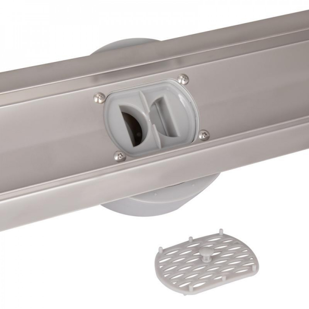 Трап з нержавіючої сталі Qtap Scorpio FA800 лінійний (поворотний сифон/сухий затвор) SD00051938