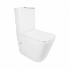 Унітаз підлоговий Qtap Tern Ultra Quiet безобідковий з сидінням Soft-Close QT17222175AUQ1W White