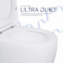 Унітаз-компакт Qtap Robin Ultra Quiet безободковий з сидінням Soft-close QT13226089AW SD00051949