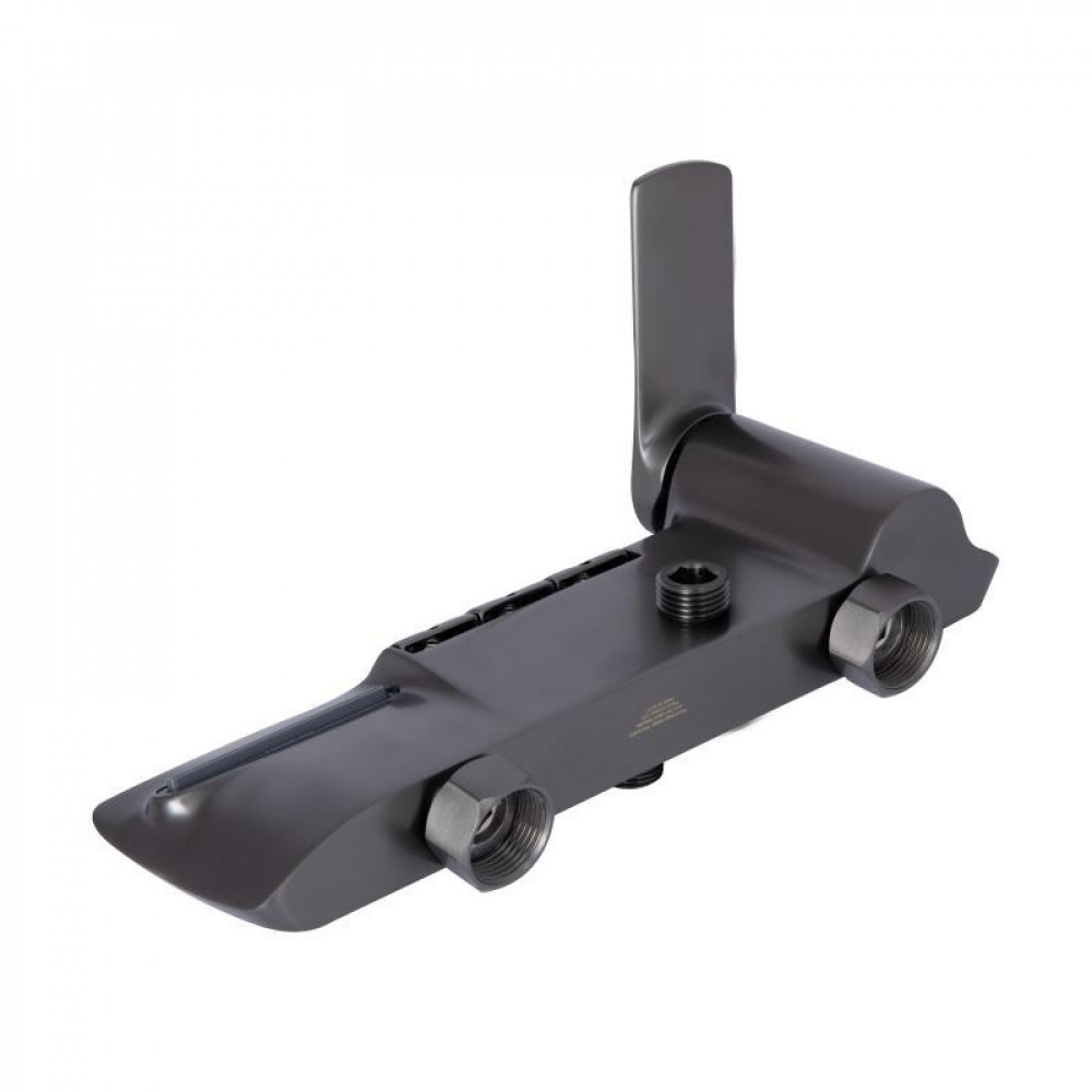 Душова система універсальна Qtap Slavonice на три споживача (з виливом) QTSLA111GMB45905 Gunmetal Black PVD SD00052029