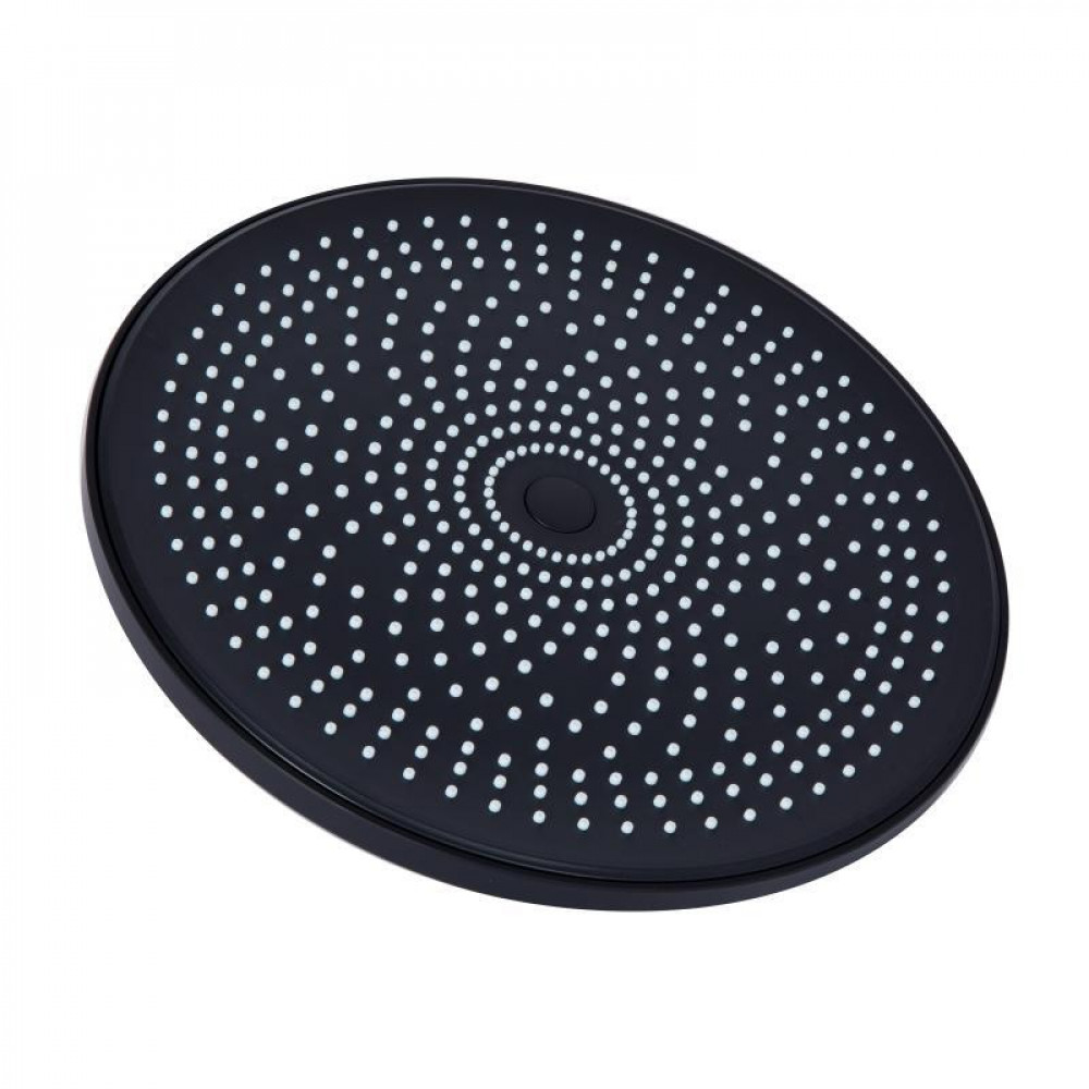 Душевая система универсальная Qtap Slavonice на три потребителя (с изливом) QTSLA111BLM45911 Black Matt SD00052035