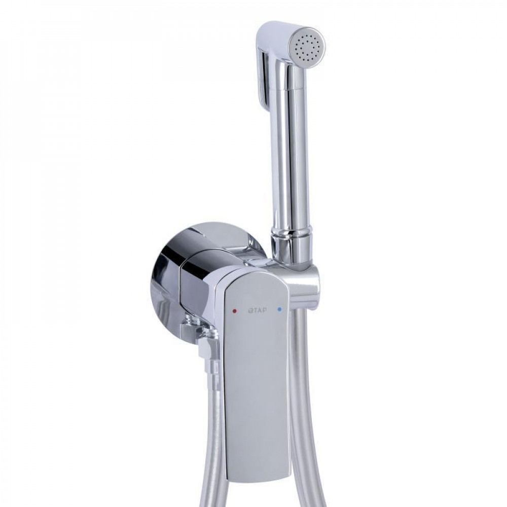 Набор для гігієнічного душу Qtap Slavonice округлий QTSLA262CRM45915 Chrome SD00052039