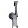 Набор для гігієнічного душу Qtap Slavonice округлий QTSLA262GMB45916 Gunmetal Black PVD SD00052040