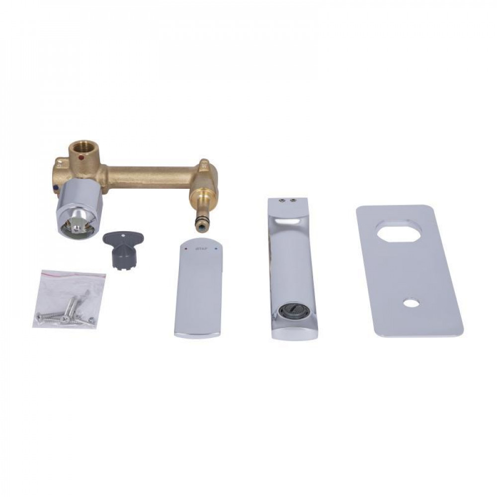 Змішувач для раковини Qtap Slavonice прихованого монтажу QTSLA273CRM45919 Chrome SD00052043