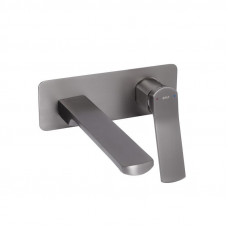 Змішувач для раковини Qtap Slavonice прихованого монтажу QTSLA273GMB45920 Gunmetal Black PVD