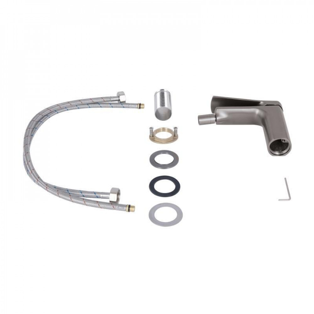 Змішувач для біде Qtap Slavonice QTSLA255GMB45923 Gunmetal Black PVD SD00052047