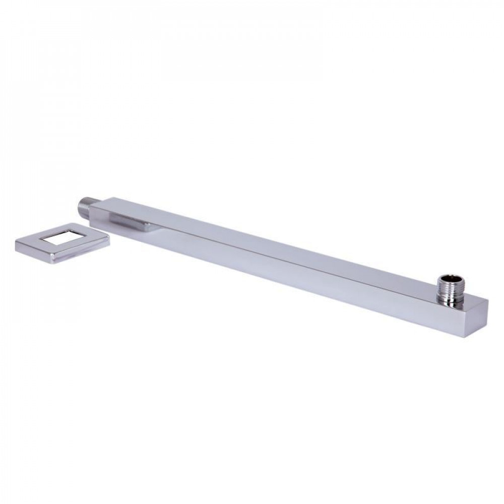 Кронштейн для верхнього душу Qtap Trubice 400 мм прямокутний QTTRU120CRM45928 Chrome SD00052052