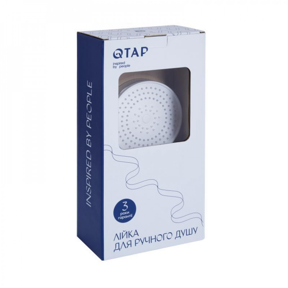 Лійка для ручного душу Qtap Rucni D 130 мм округла QTRUC125CRM45950 Chrome SD00052074