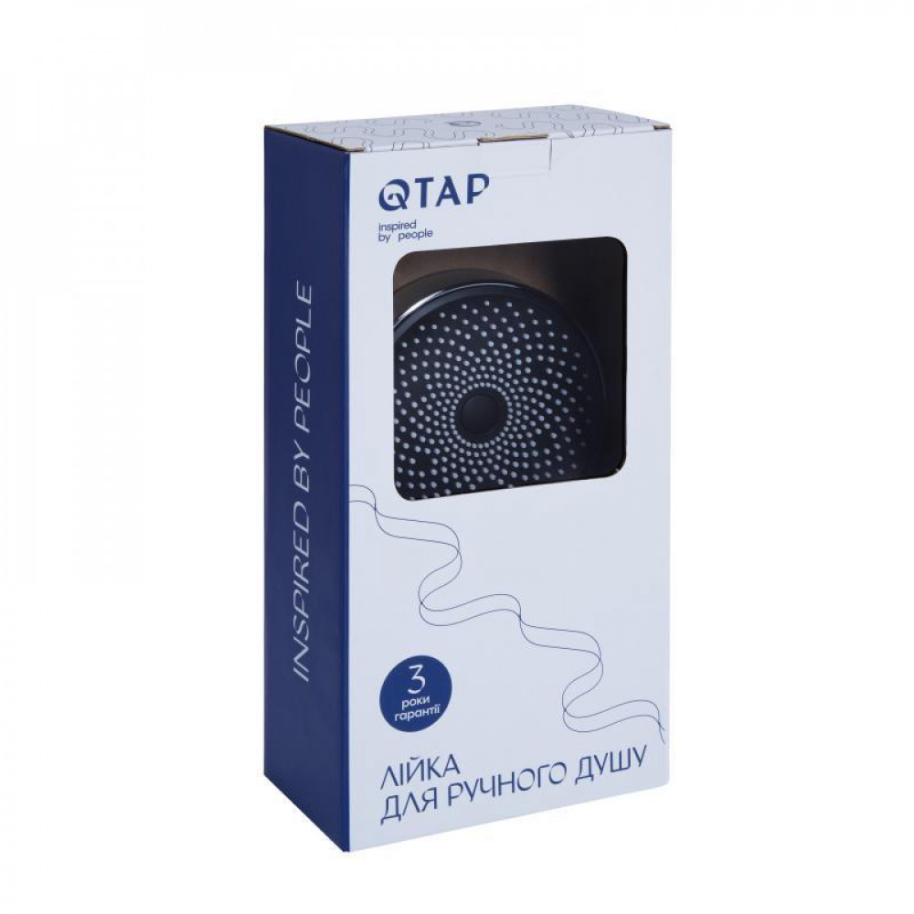 Лійка для ручного душу Qtap Rucni D 130 мм округла QTRUC125CRM45952 Chrome SD00052076