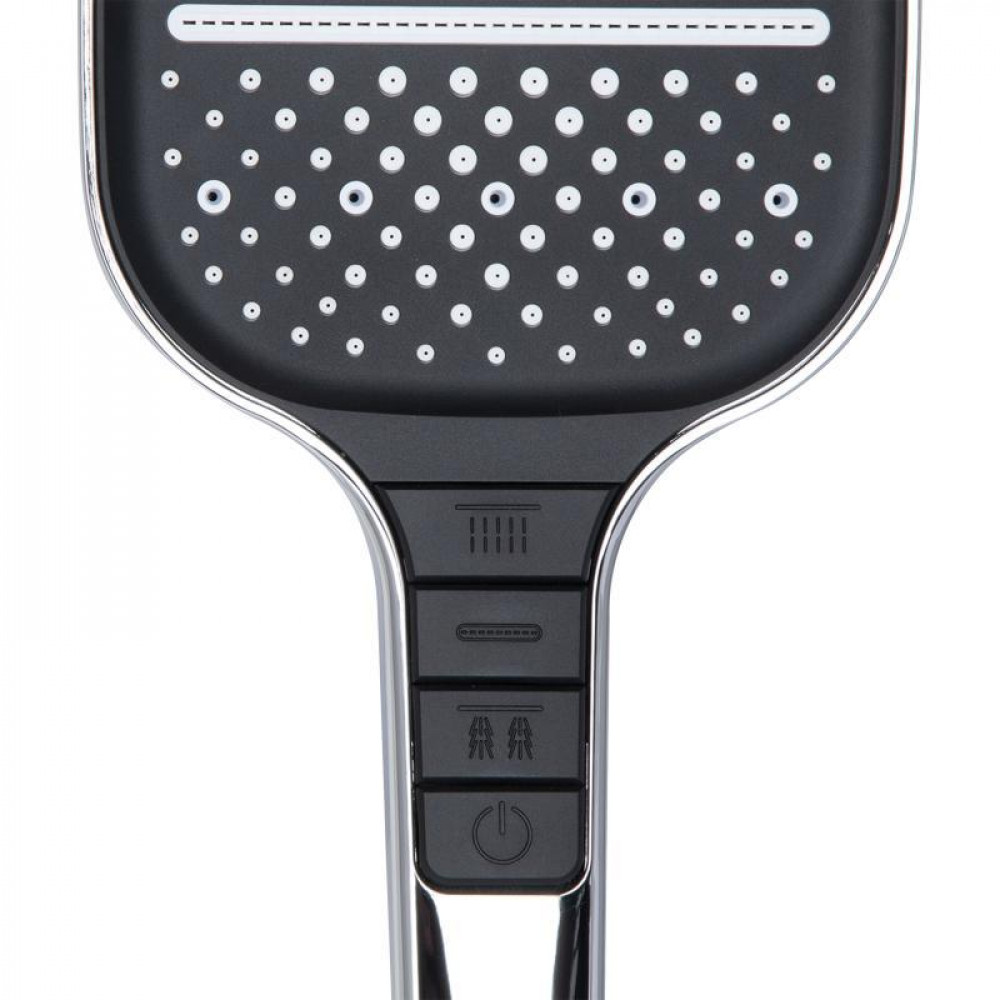 Лійка для ручного душу Qtap Rucni 130x130 мм QTRUC125CRM45956 Chrome SD00052080