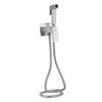 Набор для душа гигиенического Lidz Kubis 111 Nickel LDKUB111NKS46106 прямоугольный