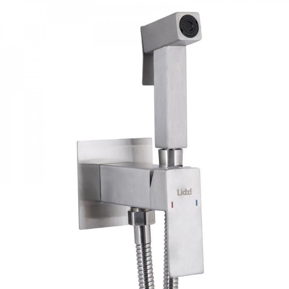 Набір для гігієнічного душу Lidz Kubis 111 Nickel LDKUB111NKS46106 прямокутний SD00052230