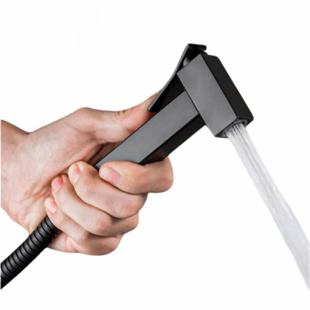 Набор для душа гигиенического Lidz Kubis 111 Black LDKUB111BLA46108 прямоугольный SD00052232