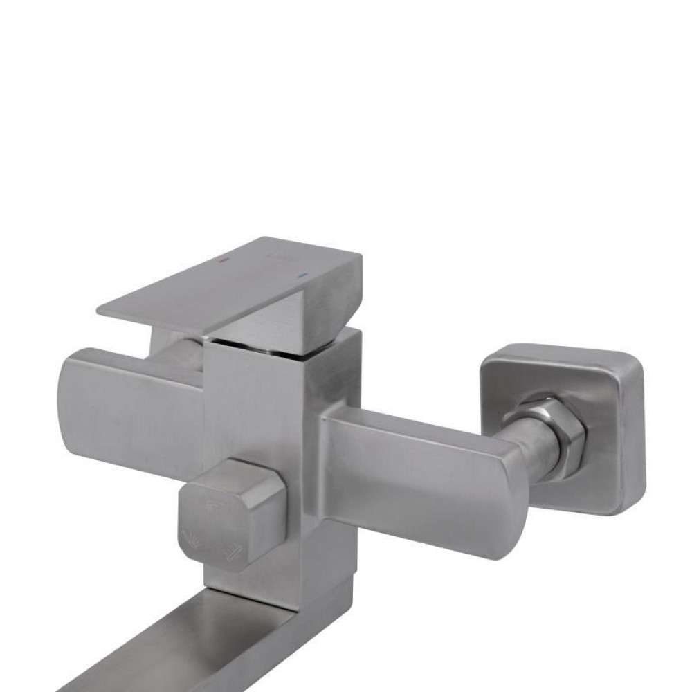 Душова система універсальна Lidz Kubis 1033 на три споживача (з виливом) (k35) LDKUB1033NKS46110 Nickel SD00052234