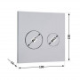 Панель змиву для унітаза Qtap Nest Uni QT0211P01V1009CRM SD00052239