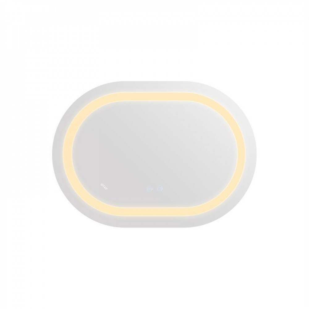 Дзеркало Qtap Gemini 500х700 з LED-підсвічуванням Touch, з антизапотіванням, з димером, рег. темп. кольору (3000-6500K) Reverse SD00052316
