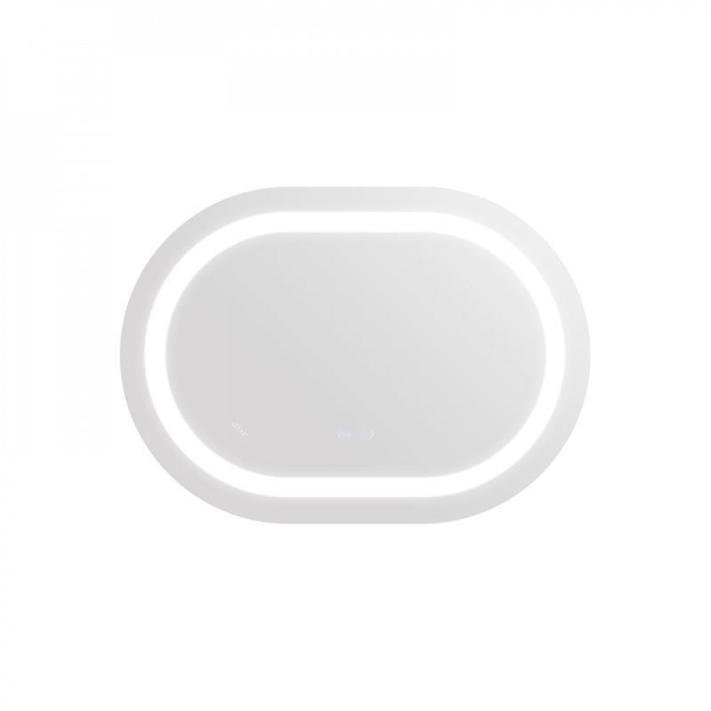 Дзеркало Qtap Gemini 500х700 з LED-підсвічуванням Touch, з антизапотіванням, з димером, рег. темп. кольору (3000-6500K) Reverse SD00052316