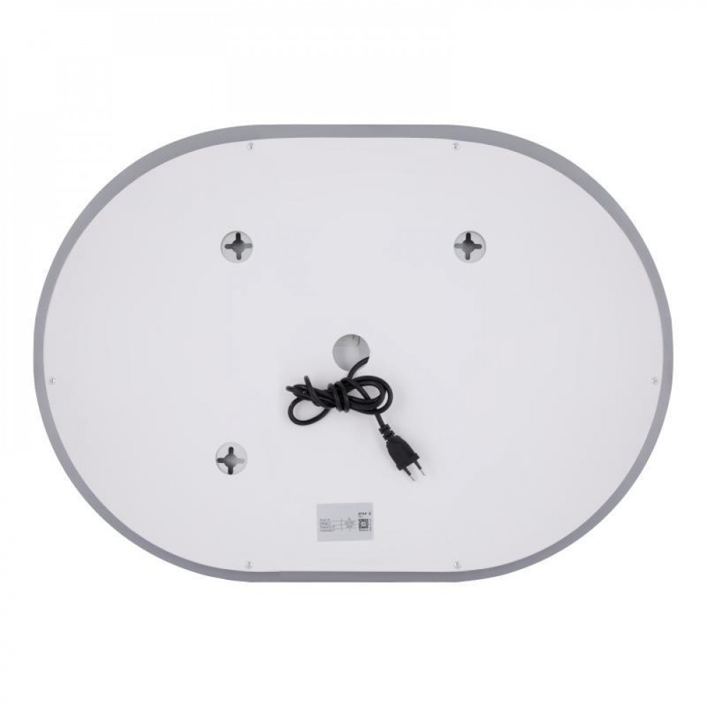 Дзеркало Qtap Gemini 500х700 з LED-підсвічуванням Touch, з антизапотіванням, з димером, рег. темп. кольору (3000-6500K) Reverse SD00052316