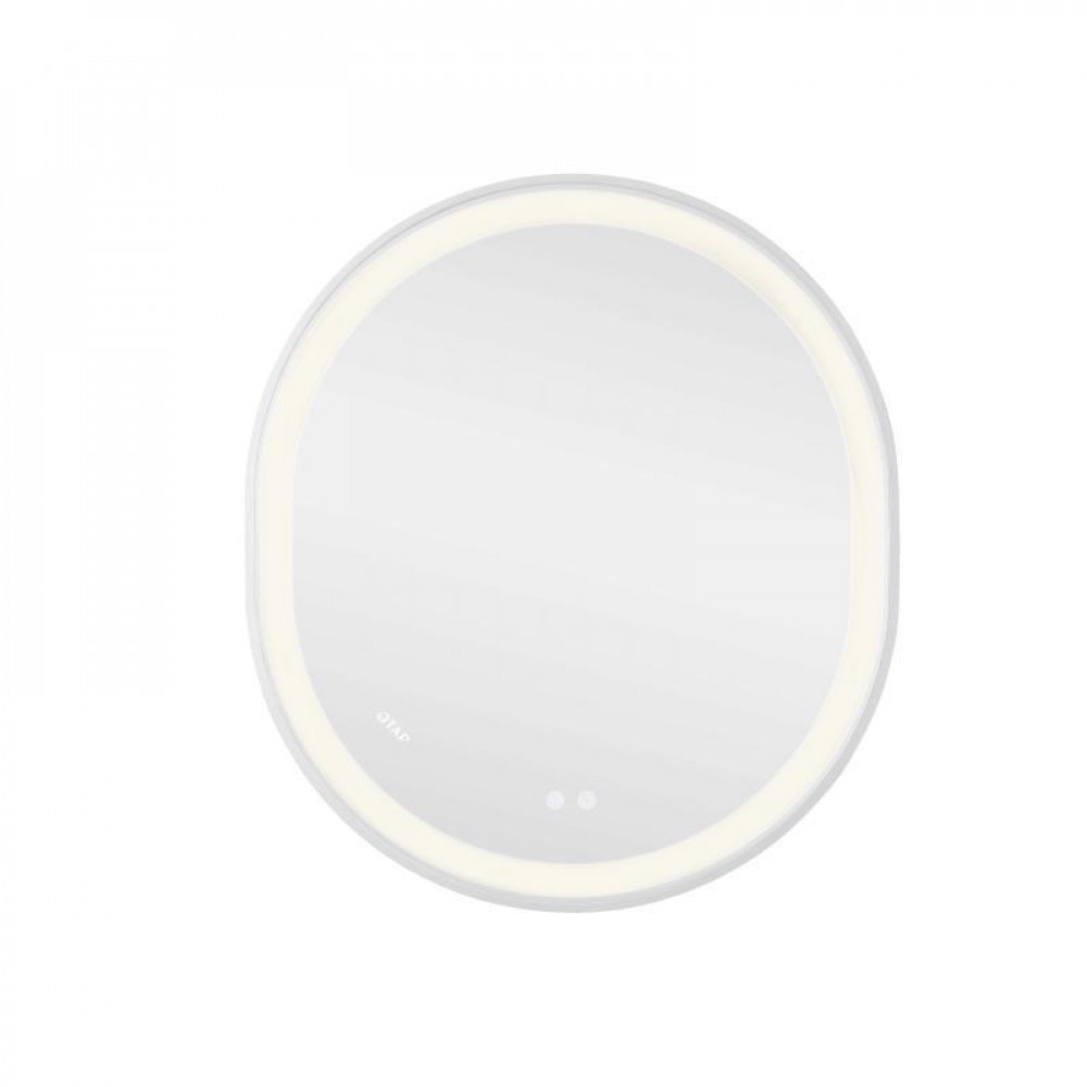 Дзеркало Qtap Gemini 800х700 з LED-підсвічуванням Touch, з антизапотіванням, з димером, рег. темп. кольору (3000-6500K) Reverse SD00052318