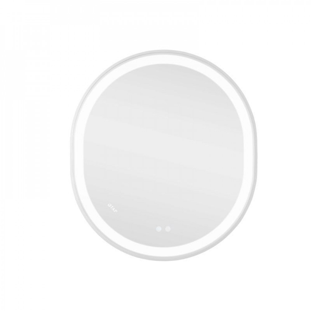 Дзеркало Qtap Gemini 800х700 з LED-підсвічуванням Touch, з антизапотіванням, з димером, рег. темп. кольору (3000-6500K) Reverse SD00052318