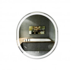 Дзеркало Qtap Gemini 800х700 з LED-підсвічуванням Touch, з антизапотіванням, з димером, рег. темп. кольору (3000-6500K) Reverse