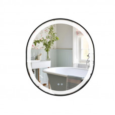 Дзеркало Qtap Gemini 800х700 з LED-підсвічуванням Touch, з антизапотіванням, з димером, рег. темп. кольору (3000-6500K) Reverse