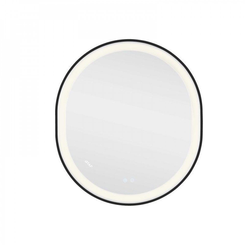 Дзеркало Qtap Gemini 800х700 з LED-підсвічуванням Touch, з антизапотіванням, з димером, рег. темп. кольору (3000-6500K) Reverse SD00052319