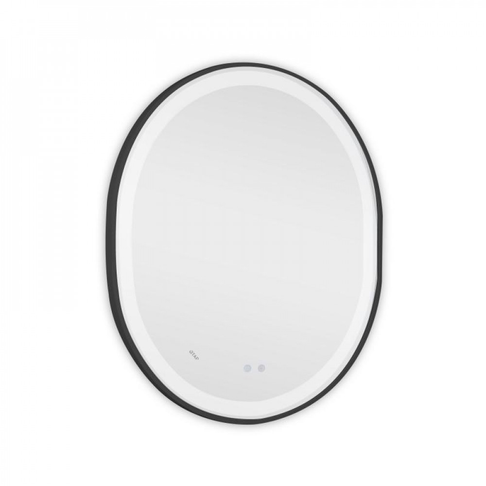 Дзеркало Qtap Gemini 800х700 з LED-підсвічуванням Touch, з антизапотіванням, з димером, рег. темп. кольору (3000-6500K) Reverse SD00052319