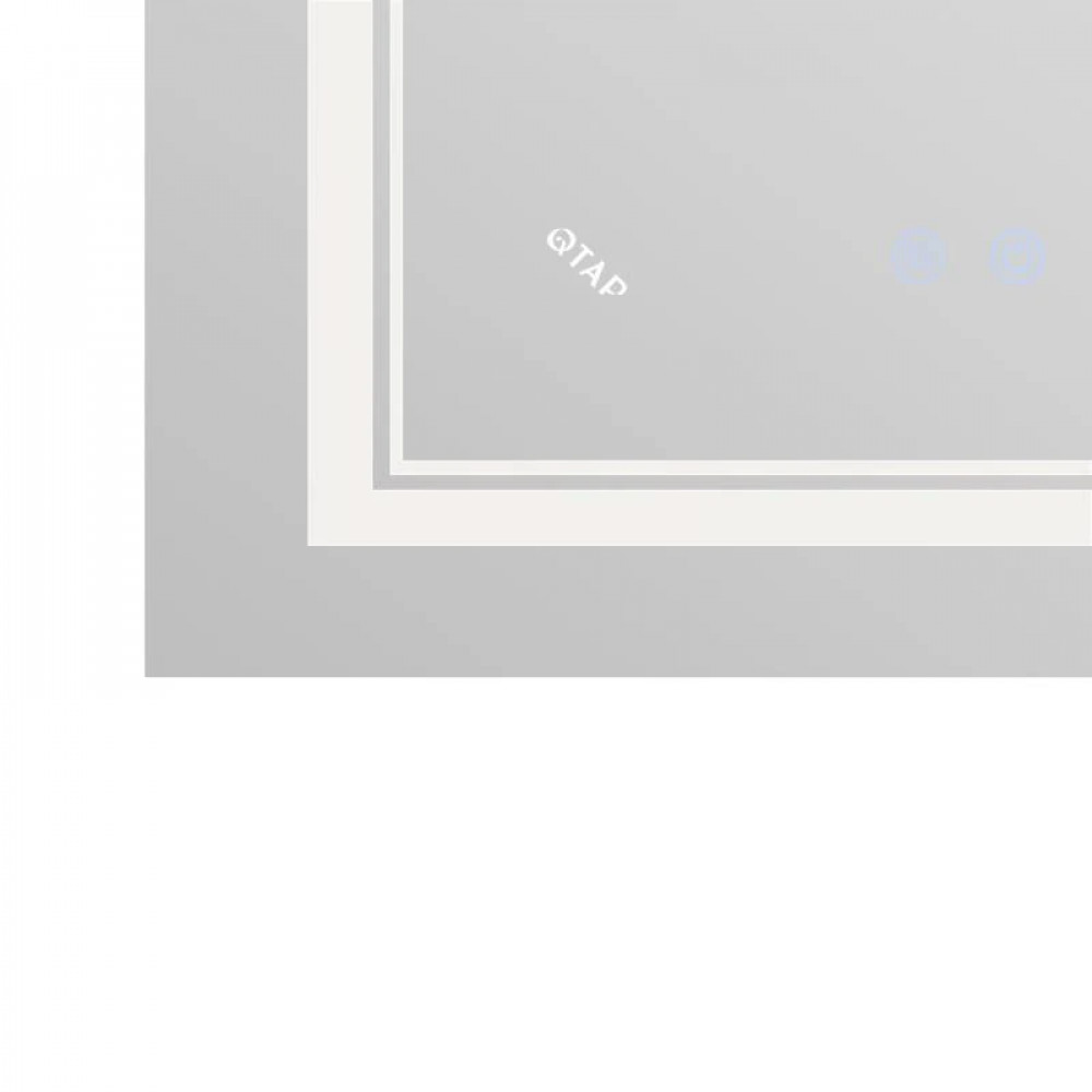 Дзеркало Qtap Cardinal 600х800 з LED-підсвічуванням Touch, з антизапотіванням, з димером, рег. темп. кольору (3000-6500K) SD00052325